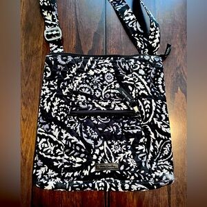 Vera Bradley Hipster Paisley Noir Crossbody